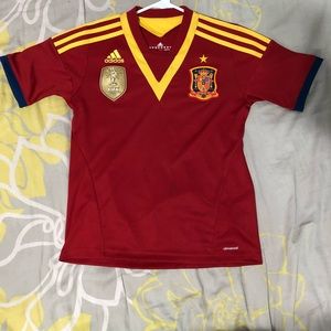 Adidas Authentic Spain Soccer Jersey